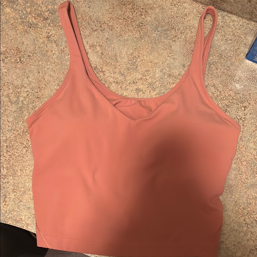 Lululemon Align Tank Cropped Coral